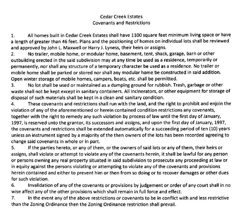 0.83 Acres Land for Sale (By Owner) for 42900 in Sunman, IN For