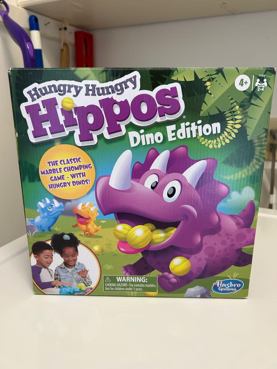 Hungry Hungry Hippos Dino Edition & Wooden Building Set