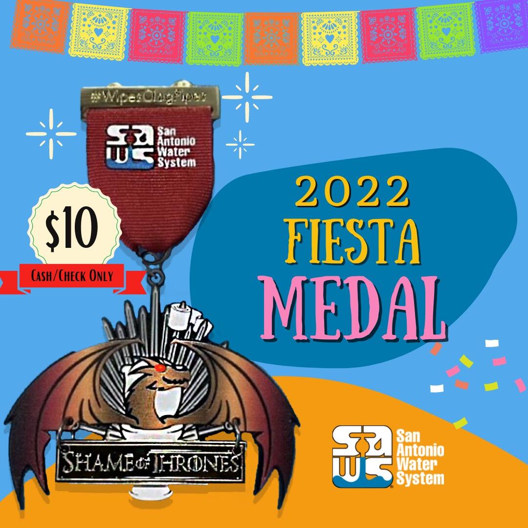 2022 SAWS Fiesta 🪅 Medal 🐉 Revealed! (San Antonio Water System