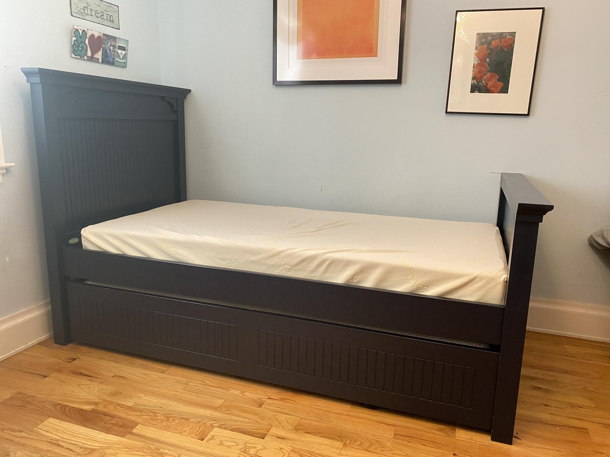 Cafe kid hot sale twin trundle bed