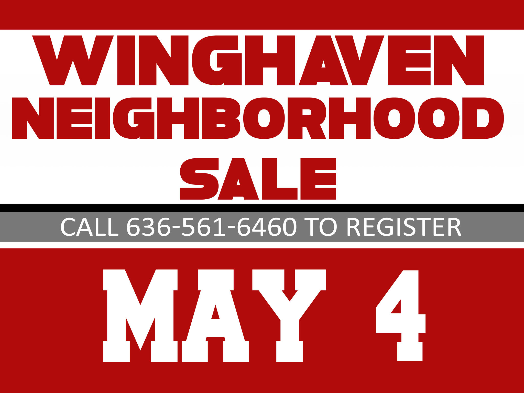 Annual Winghaven Neighborhood Sale for Free in O Fallon, MO For Sale