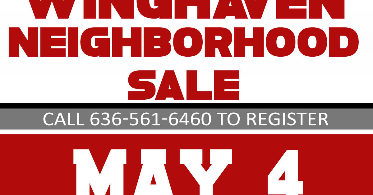 Annual Winghaven Neighborhood Sale for Free in O Fallon, MO For Sale