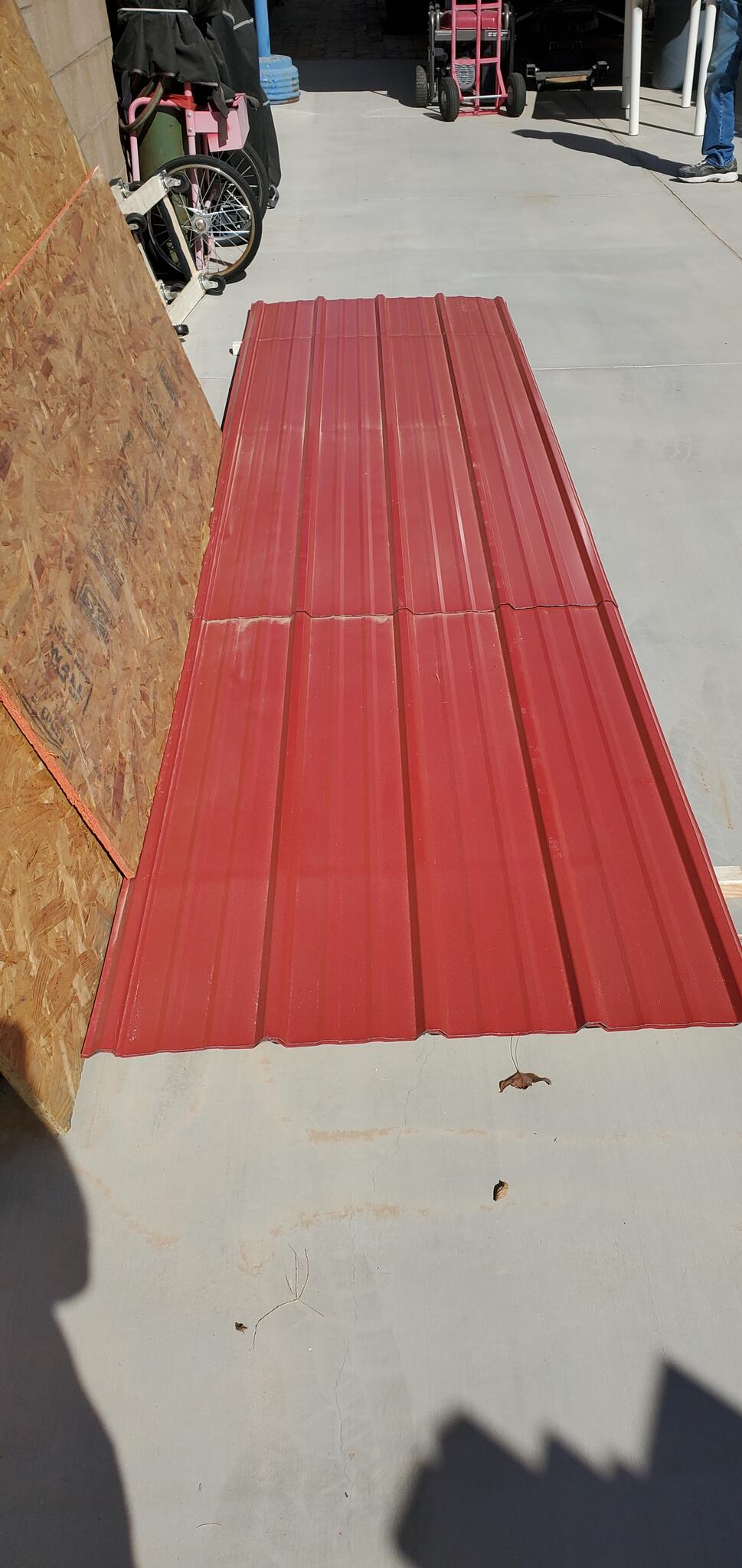 NEW Metal Sheeting... Make offer .. Paid 56.00 a sheet for Free in