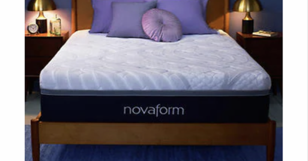 Novaform Innocor Comfortgrand Queen Gel Memory Foam 24 inch mattress