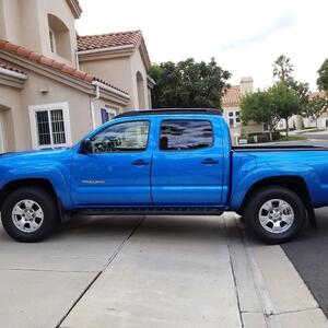 Blue Toyota Tacoma