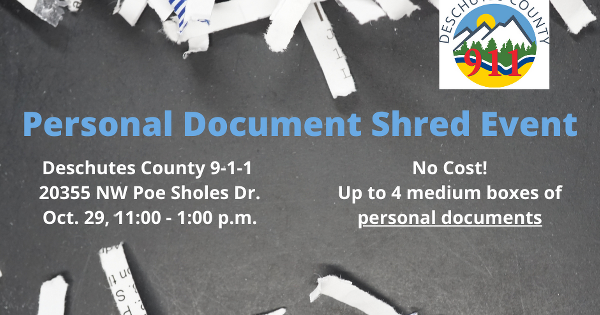 Personal Document Shred Event — Nextdoor