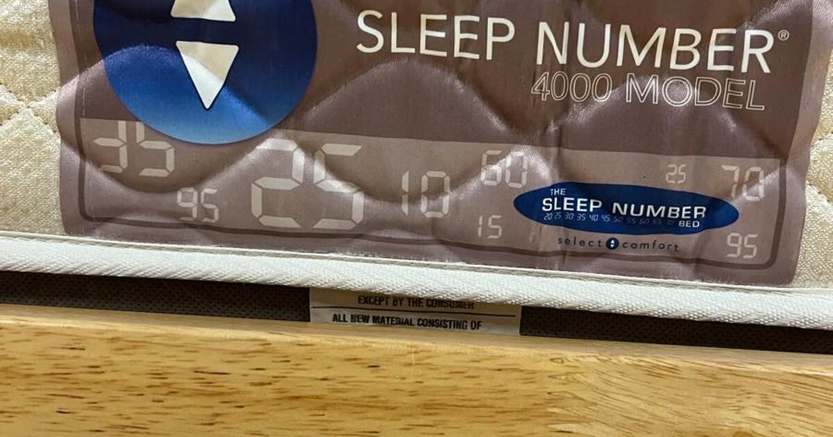 Sleep number full size bed for 70 in Haskell, NJ For Sale & Free