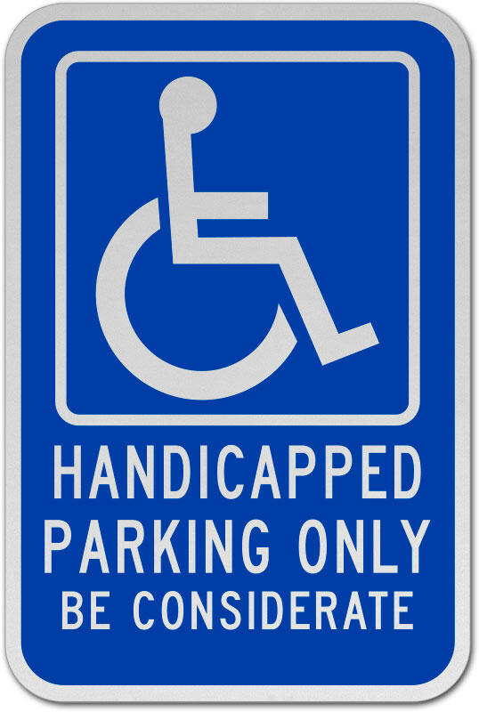 Handicap Parking Etiquette. (DeKalb County Police Department
