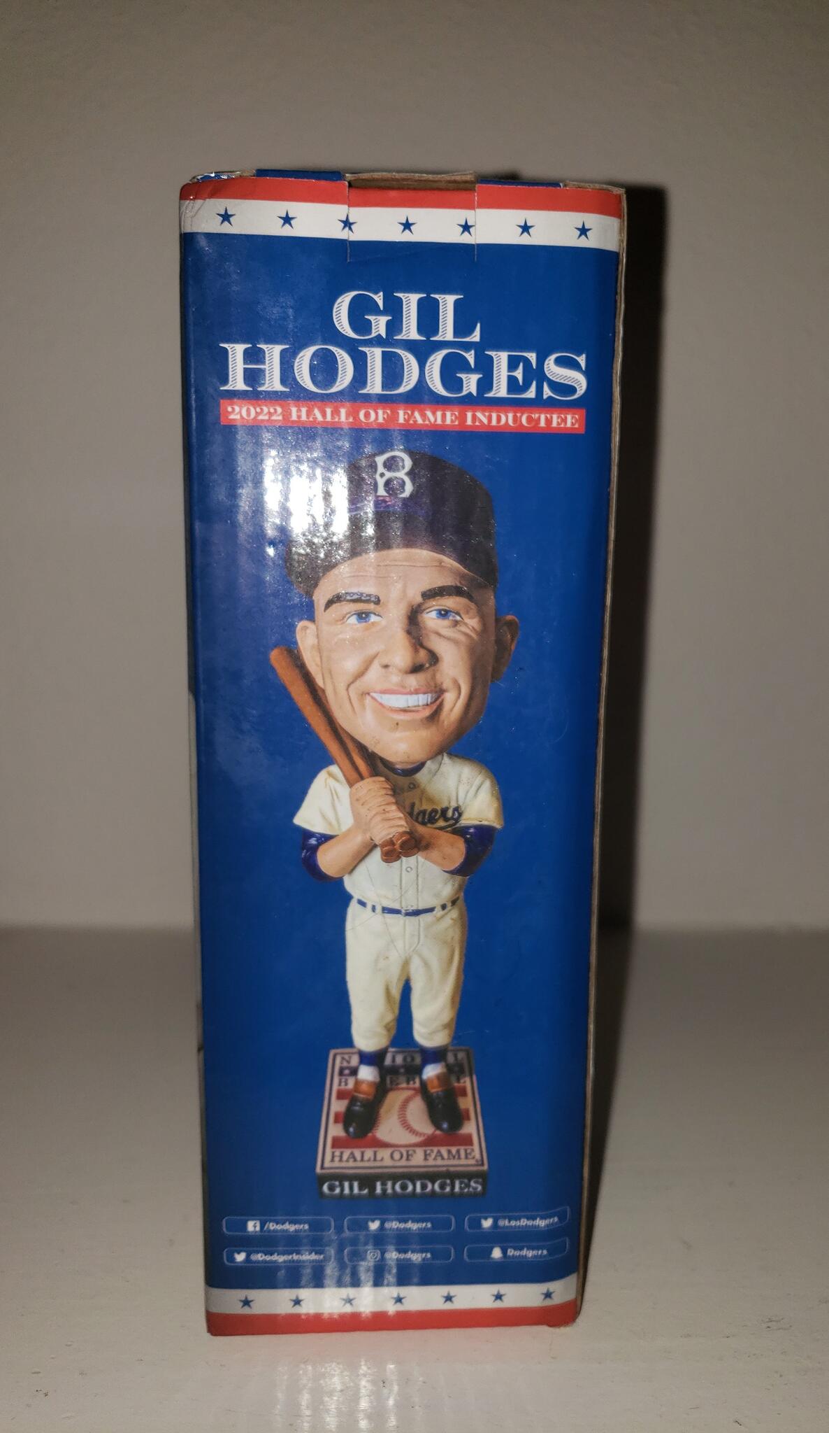 Los Angeles Brooklyn Dodgers Gil Hodges Hall Of Fame bobblehead- SGA 6/4/22