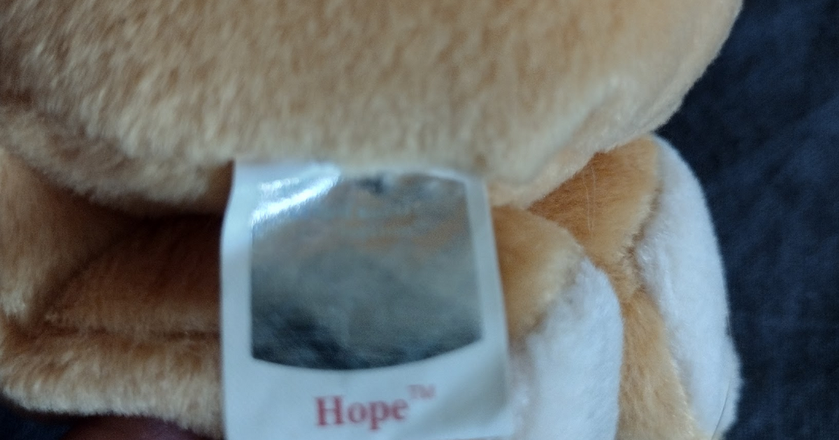 Ty Hope beanie baby with rare tag errors for 5000 in Cincinnati, OH