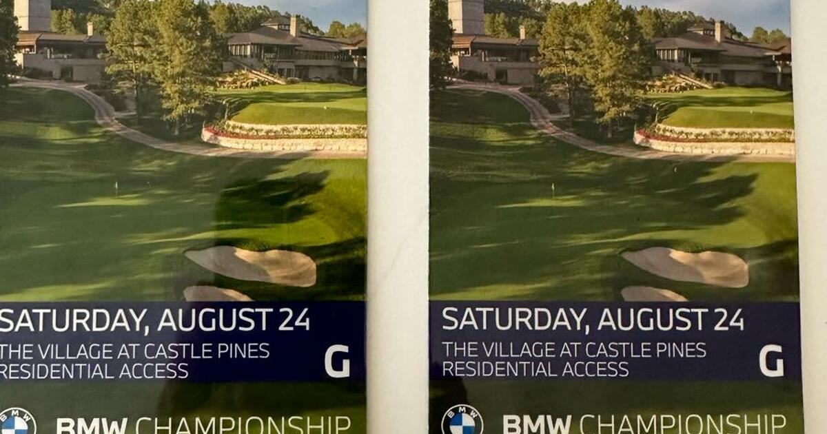 BMW Championship Golf Tickets - Saturday for $175 in Castle Rock, CO ...