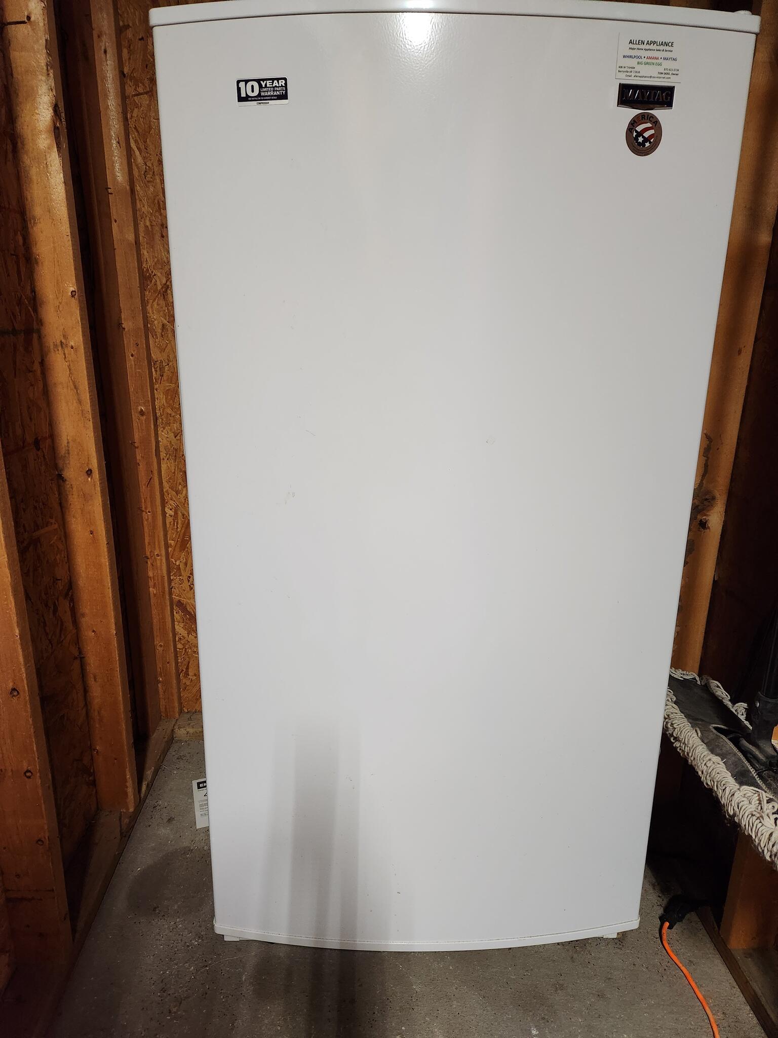 Maytag Upright Freezer for 550 in Eureka Springs, AR For Sale & Free