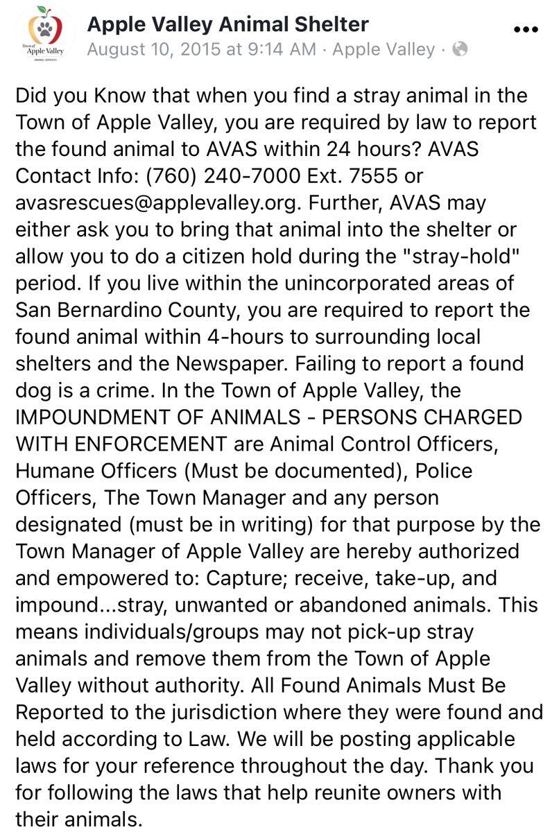 Victor Valley Animal Protective League