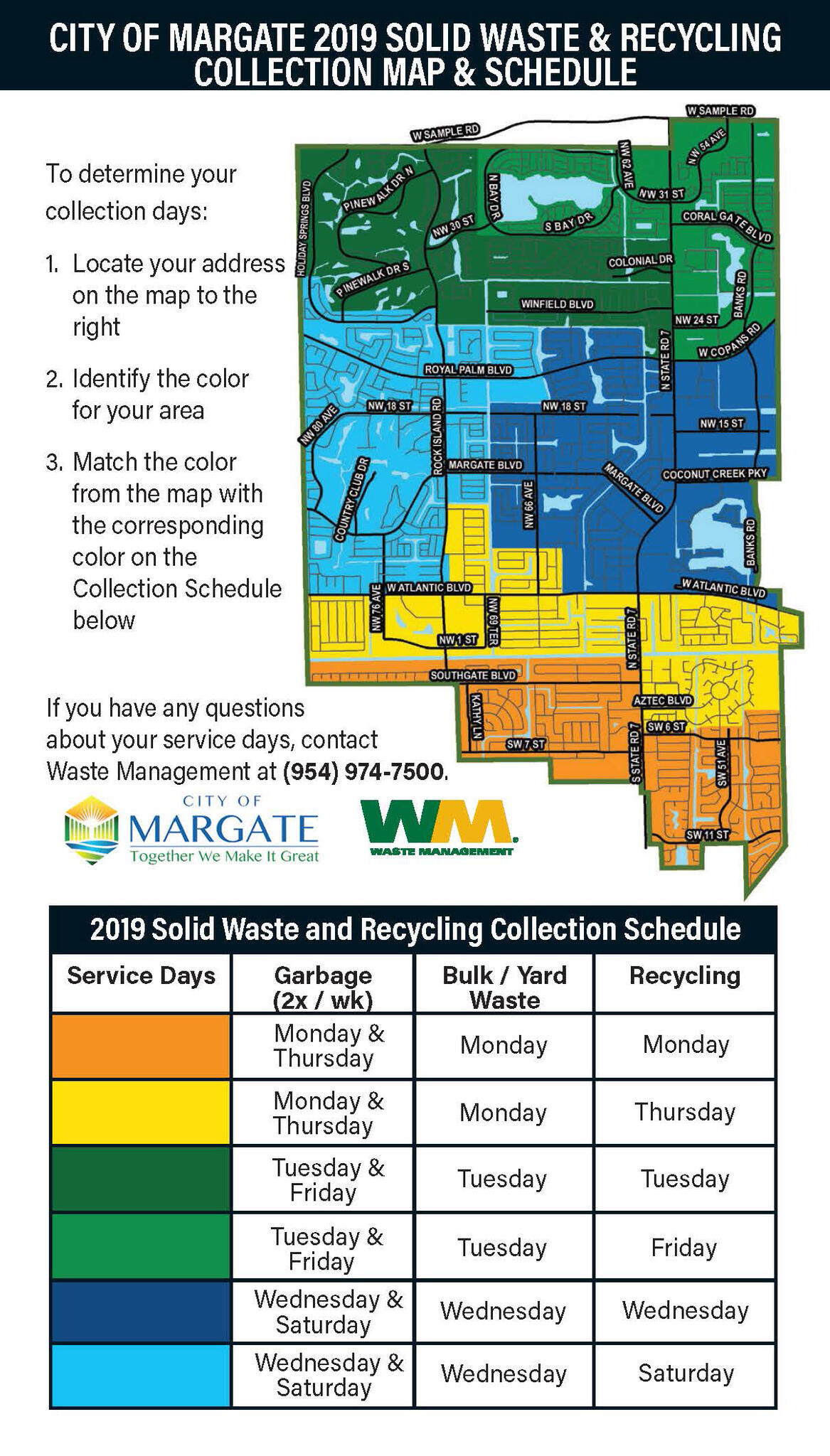 Bulk and Yard Waste Schedule (City of Margate) — Nextdoor — Nextdoor