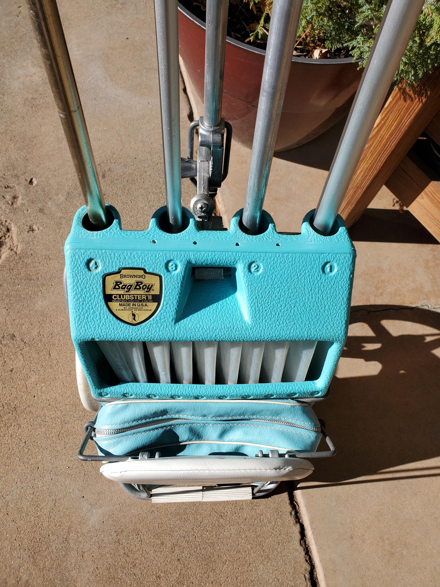 Vintage Browning Bag Boy Clubster 2 Golf Bag For 150 In Carson