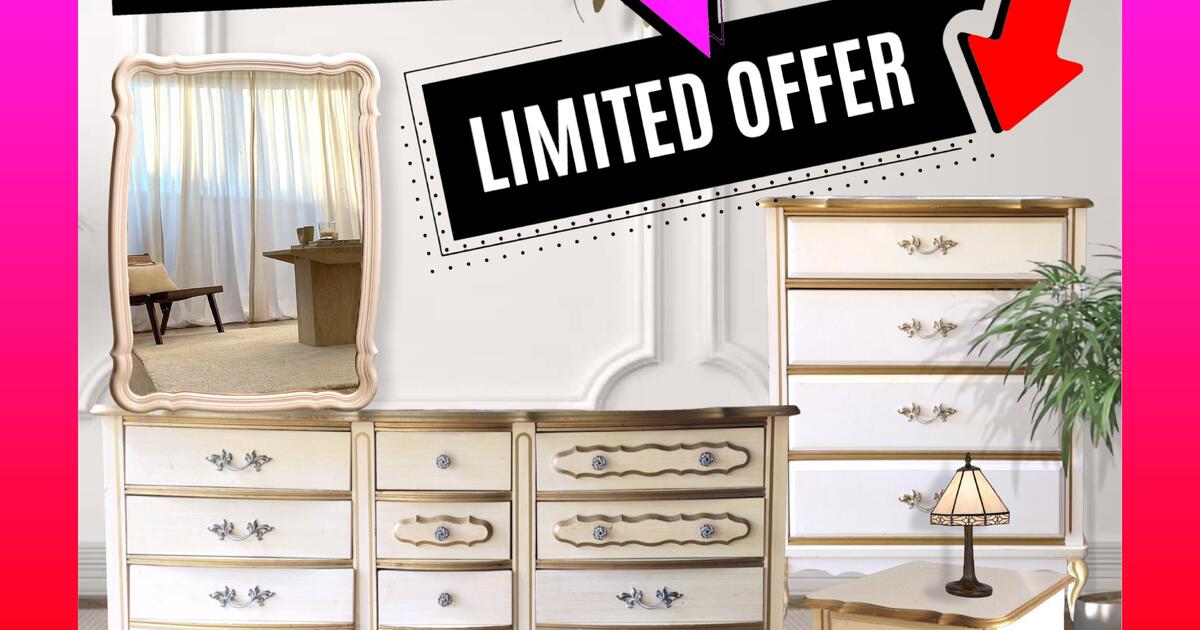 by Sears French Provincial Bedroom Furniture — 4 Pieces for 298 in South Park, PA For