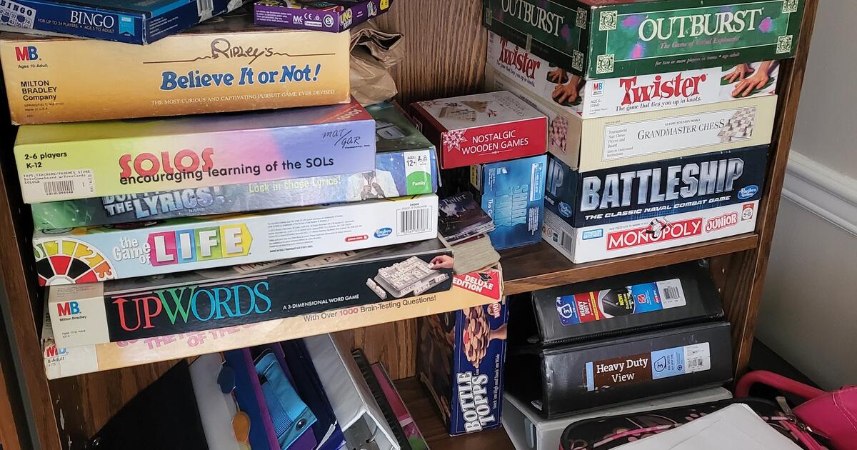 Board Games, BOOKS and DVDS for Free in Virginia Beach, VA For Sale