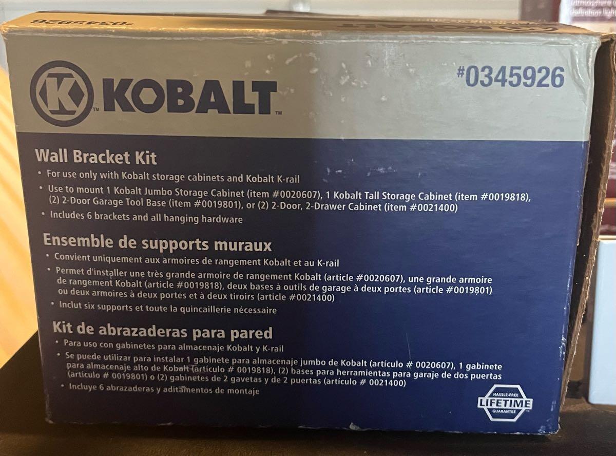 Kobalt Wall Bracket Kit 0345926 For