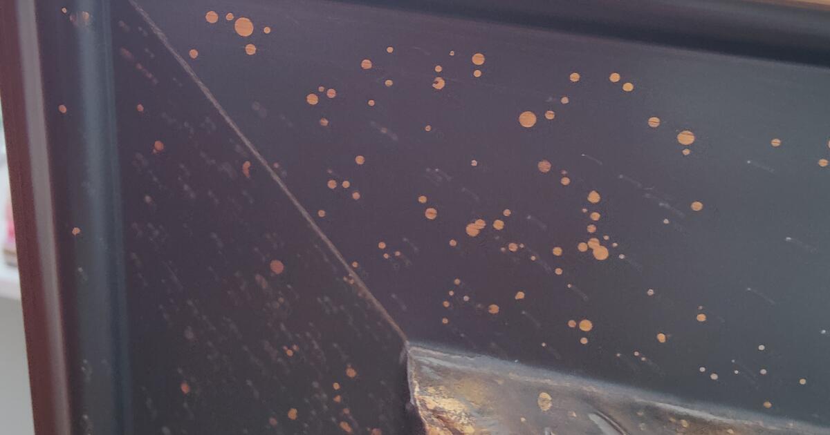 Large Black & Antique Gold Wall/Floor Mirror BUY B4 Sat. 3/23 Comm