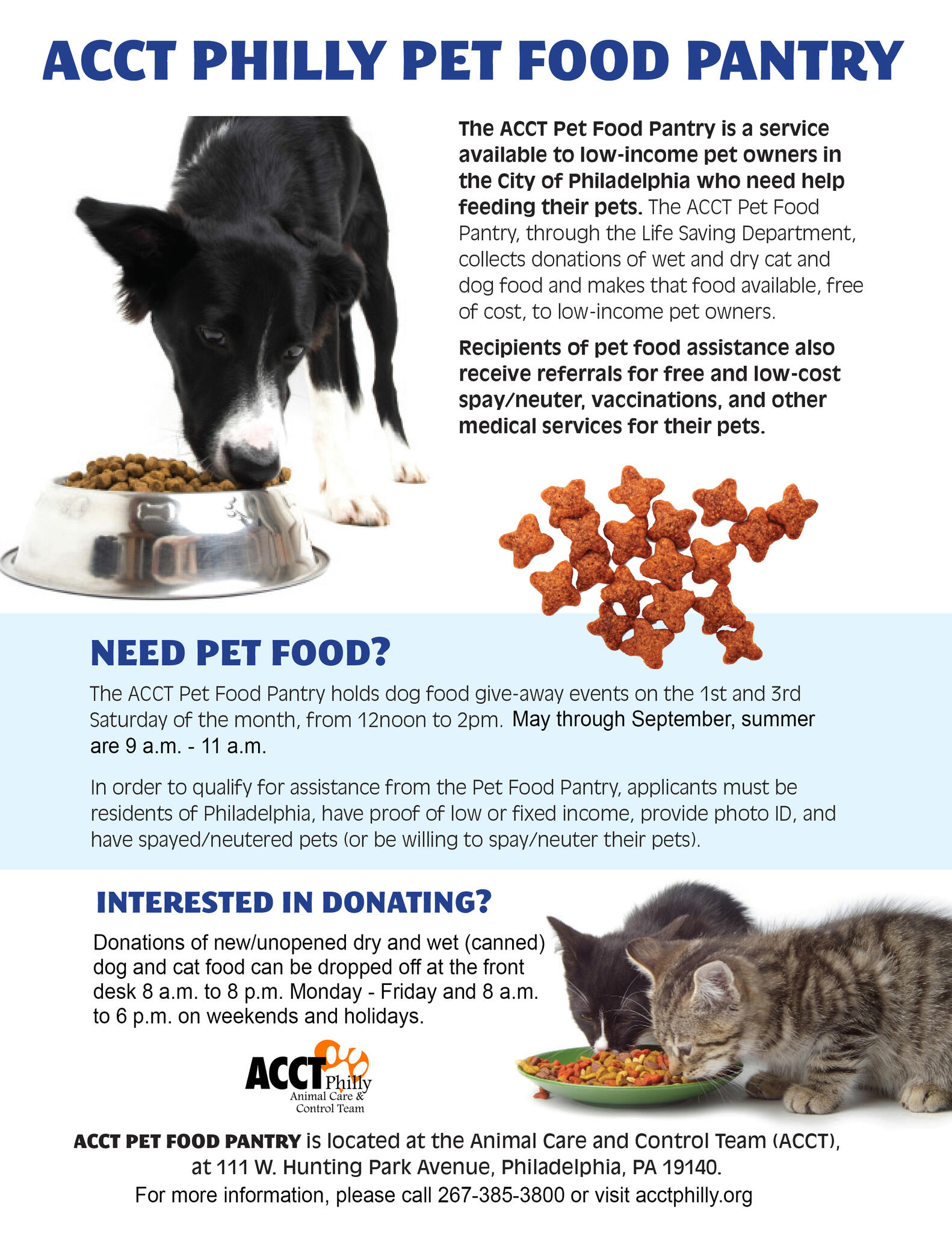 Pet Food Assistance Please Share City of Philadelphia mdash