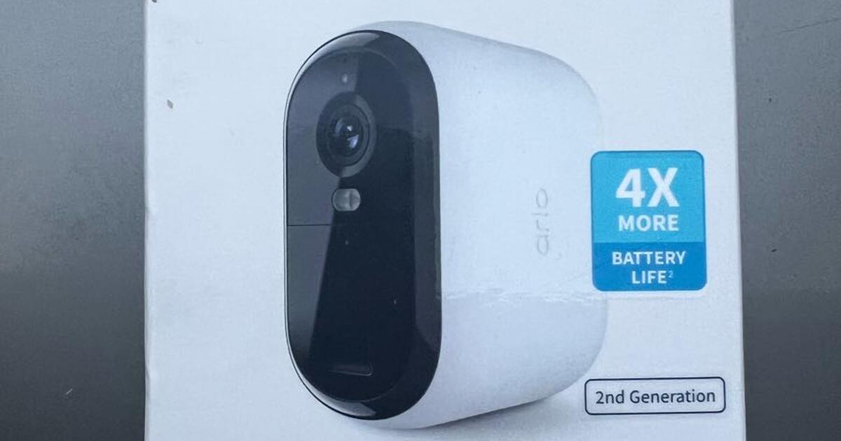 Arlo Essential XL 3Camera Outdoor Wireless 2K Security Camera (2nd Generation) White for 170