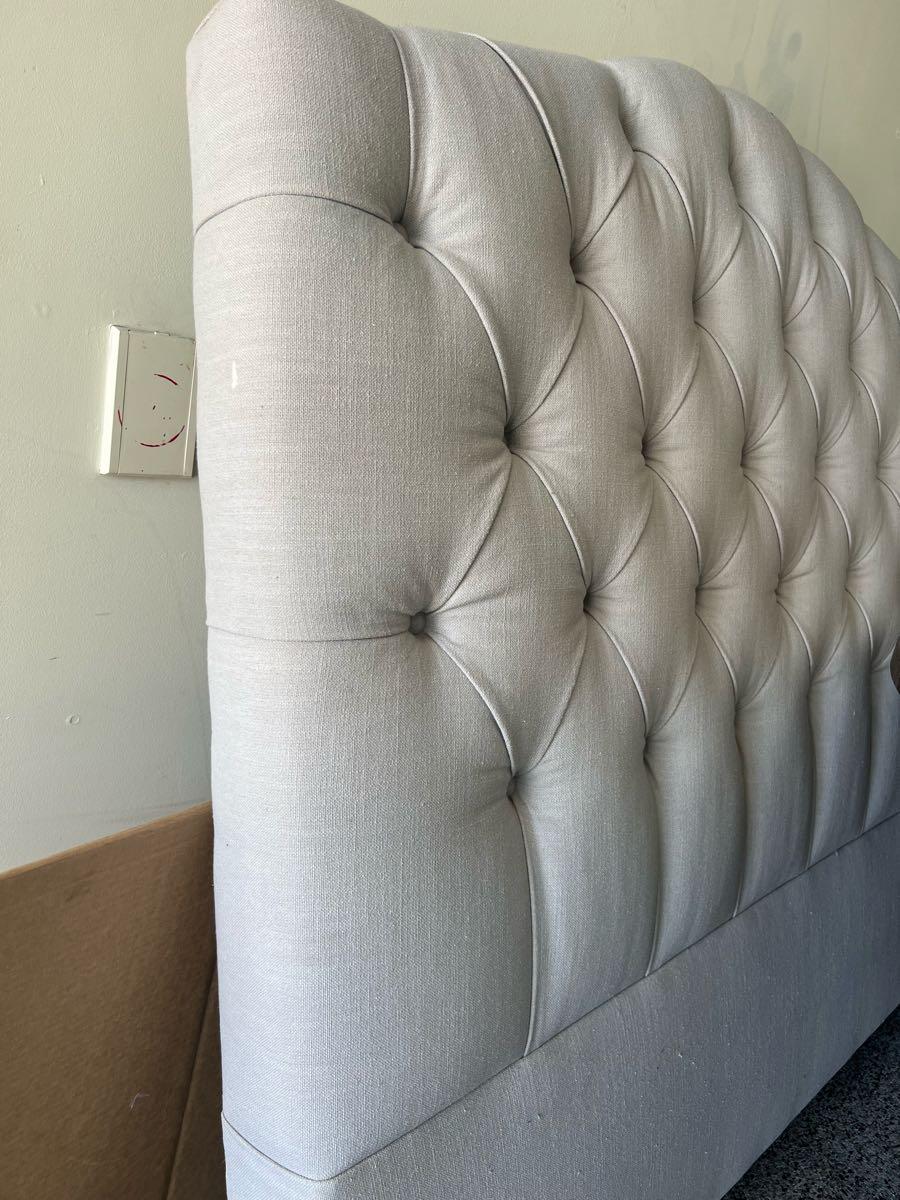 Full size potterybarn kids upholstered headboard for Free in Kirkland