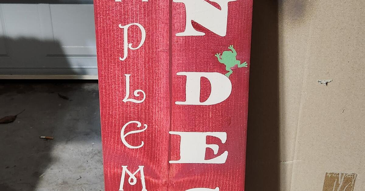 Custom front door boards and baby's grow charts for 40 in Houston, TX