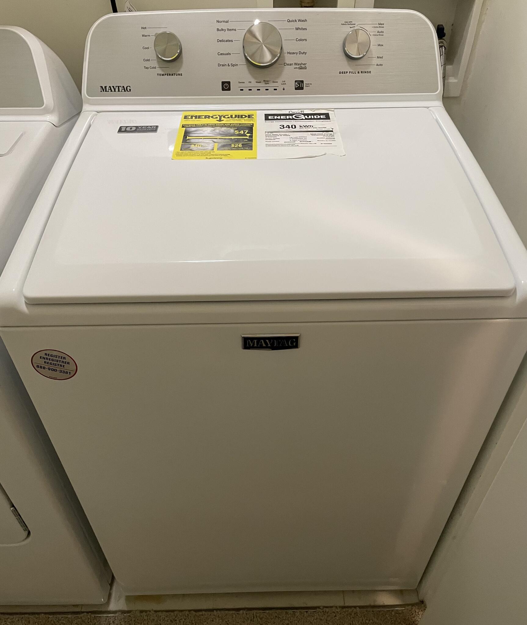 Like New Maytag Washer & Dryer Set
