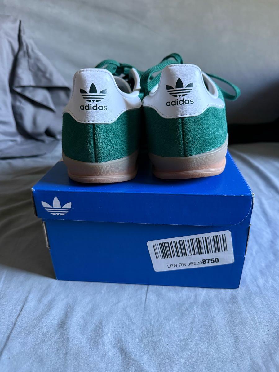 adidas gazelle silver green womens ADIDAS ORIGINALS Gazelle Indoor 