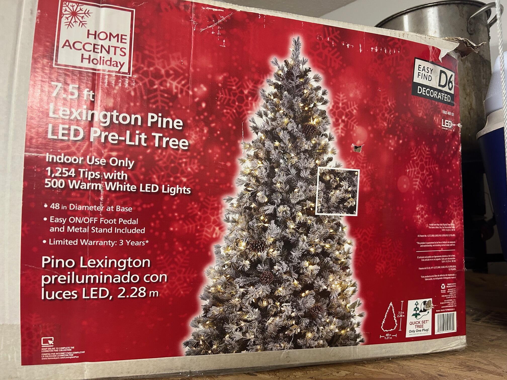 7.5 ft Lexington Pine LED Pre-Lit Tree