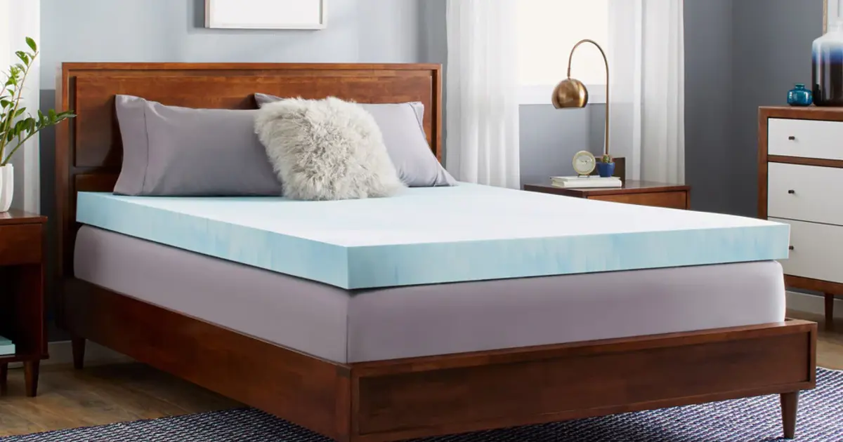 Brand New Winkbeds 3-inch Mattress Topper - Queen - Blue For Free In 