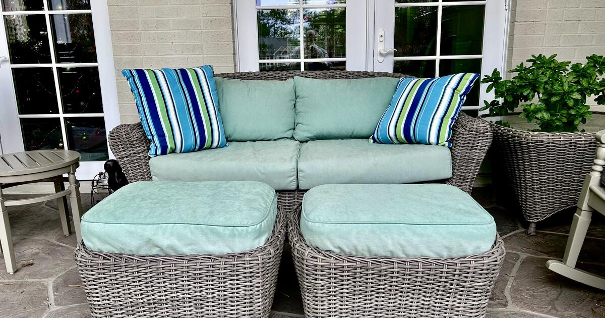 Outdoor Wicker Furniture Set for 150 in Wilmington, NC For Sale