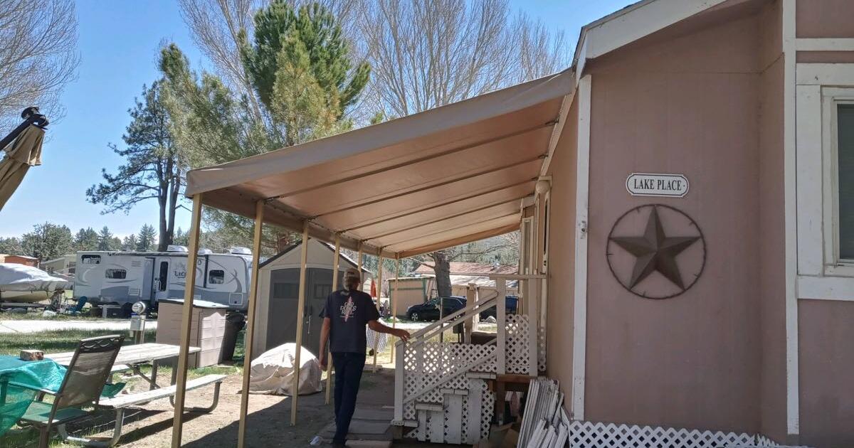 2006 Fleetwood Park Model trailer located at Lake Hemet. in Hemet, CA