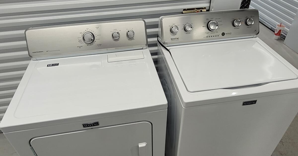 BRAND NEW Maytag COMMERCIAL GRADE Washer & Dryer Set HE 👍😃! Stainless
