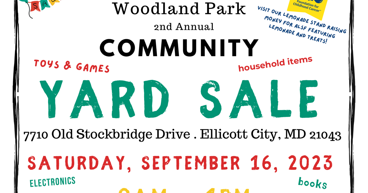 Community Yard Sale for 1 in Ellicott City, MD For Sale & Free