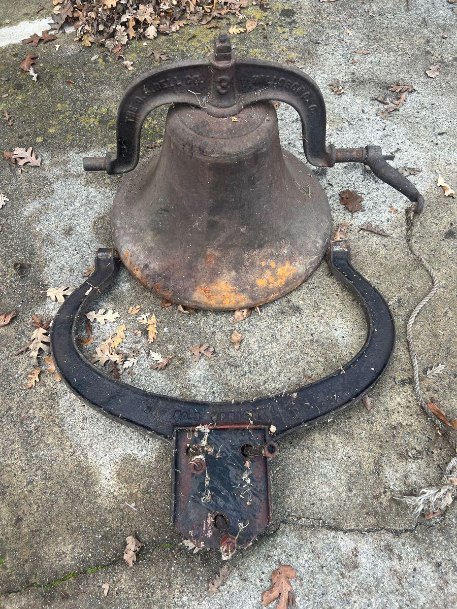 Antique No. 3 Upright School bell with mounting yoke for $575 in Alamo ...