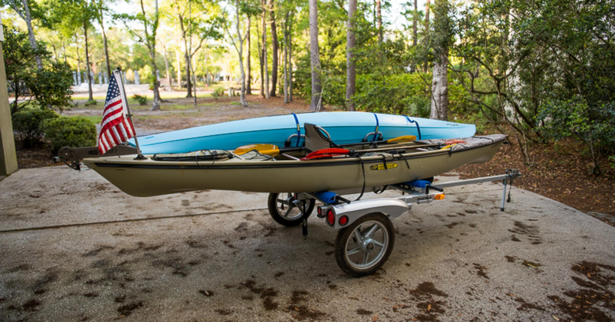 2 Native Watercraft Kayaks + Yakima Rack & Roll Trailer for $2200 in ...