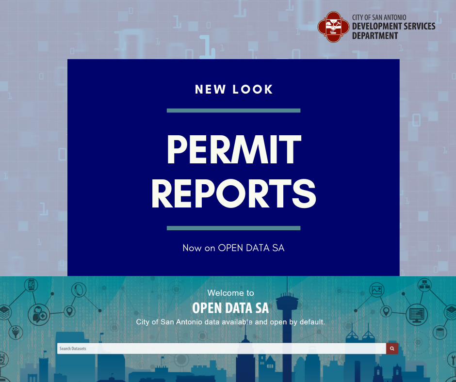 Check to see the permits issued in your area! (City of San Antonio