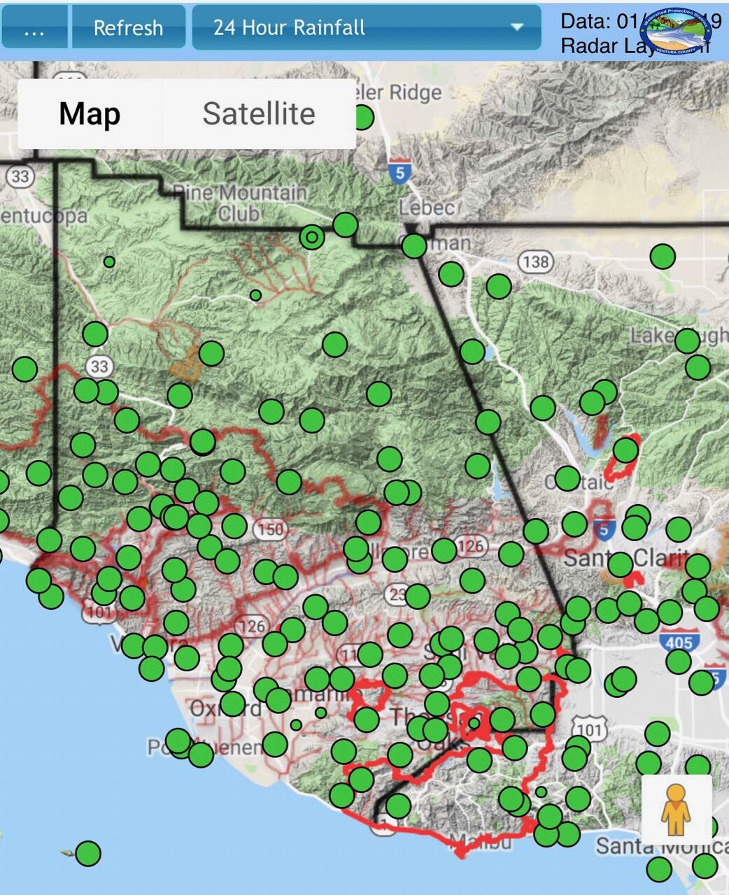 Rainfall Totals (Ventura County Fire Department) — Nextdoor — Nextdoor