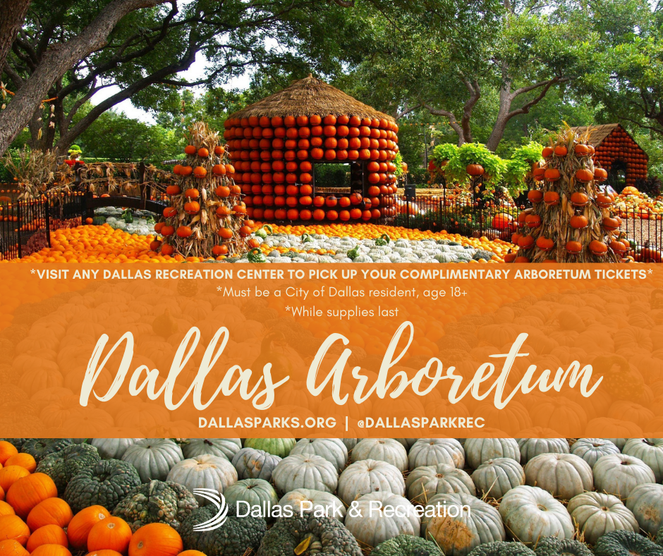 Be Our Guest! Complimentary Tickets Available for Dallas Arboretum