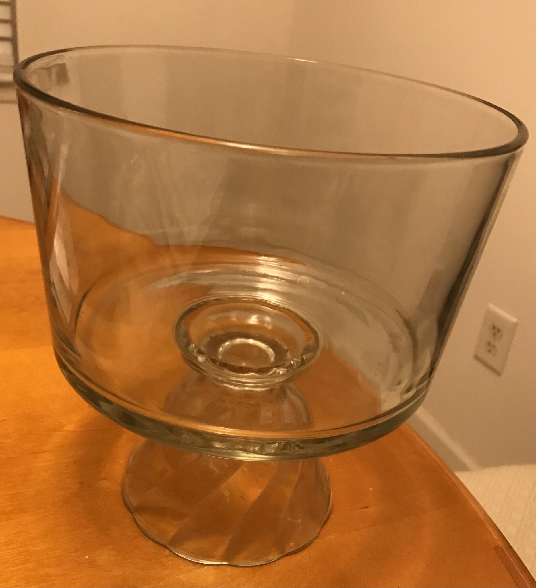 Glass Trifle Bowl