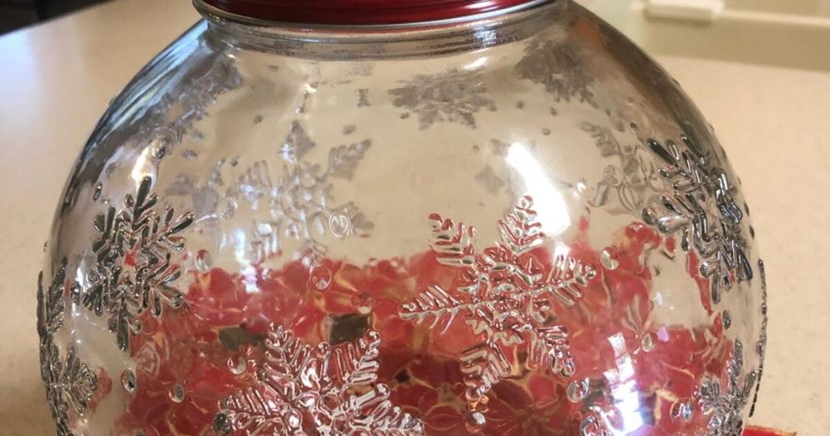 Crystal Ball Glass Christmas Beverage Dispenser For $20 In Woodstock, GA