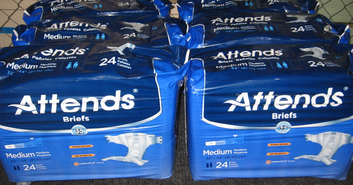 Attends adult briefs for incontinence sz med for 6 in rockledge fl