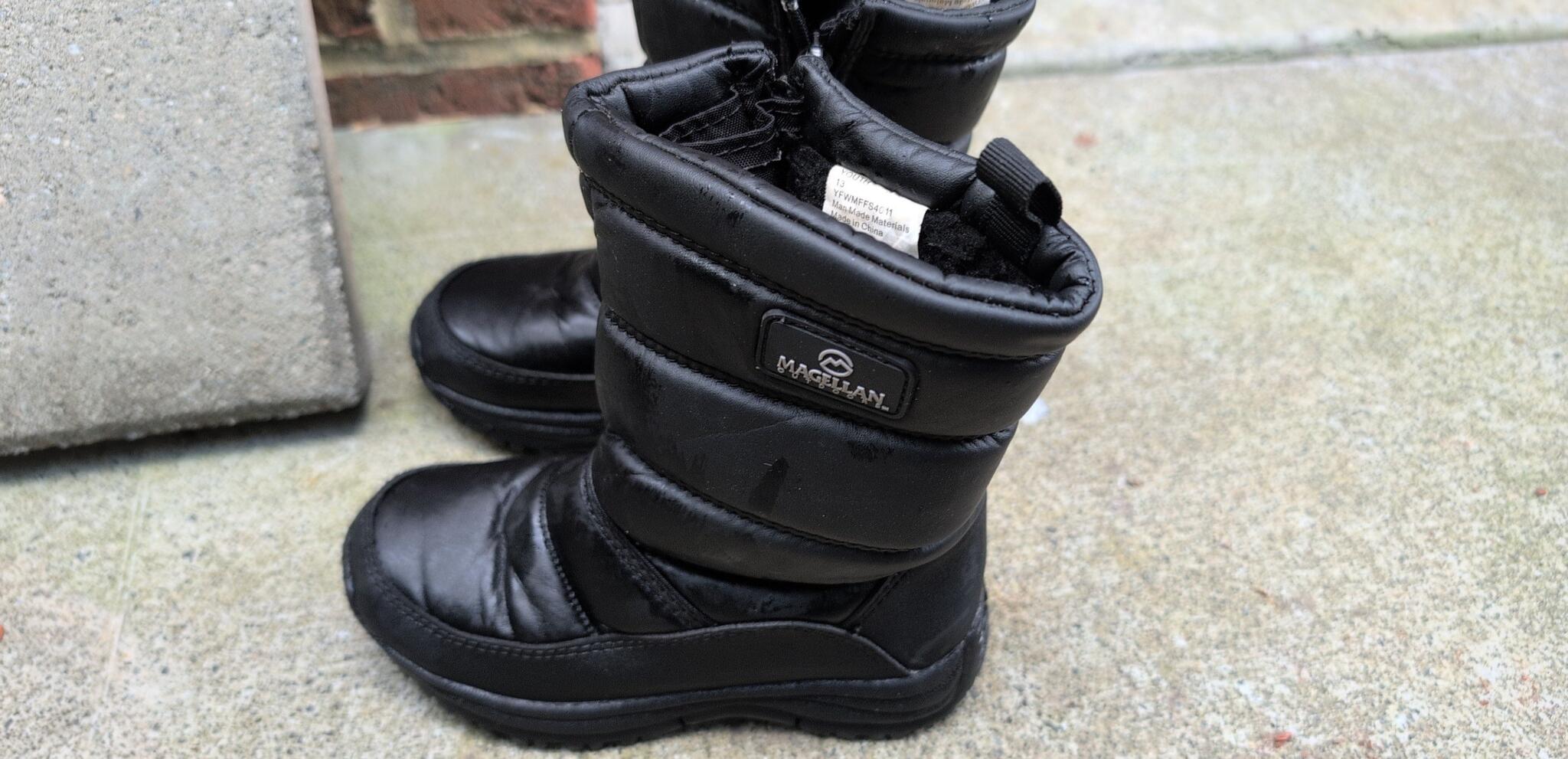 Magellan Black Winter Boots