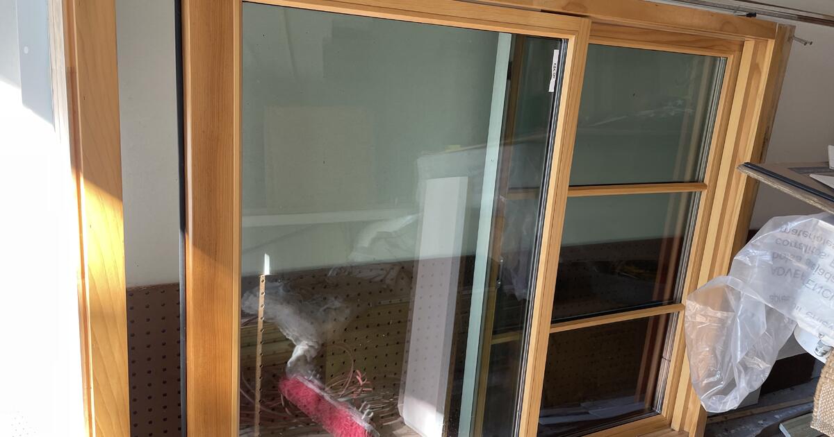 SWET OF IMPACT DOUBLE GLASS SLIDING DOORS, 48" STOVE VENT AND 48" STOVE