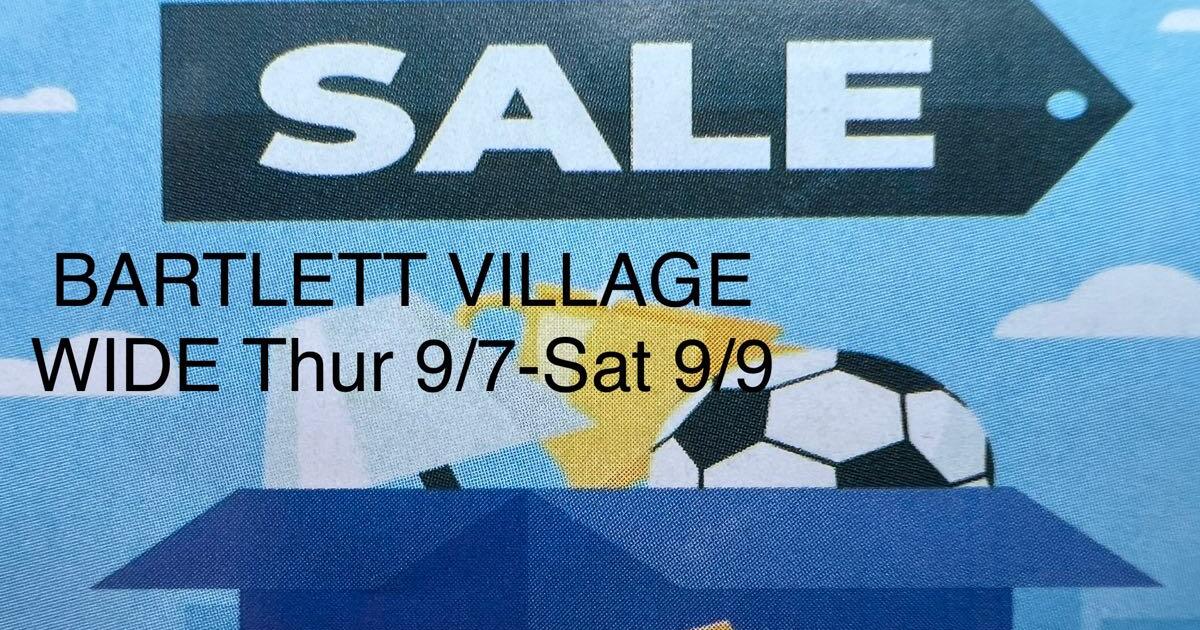 BARTLETT VILLAGE WIDE GARAGE SALE for Free in Lisle, IL Finds — Nextdoor