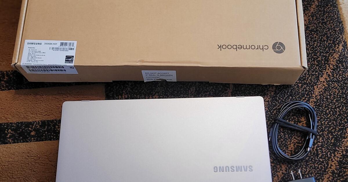 SAMSUNG XE350XBAK01US Chromebook 4 for 200 in Sacramento, CA For