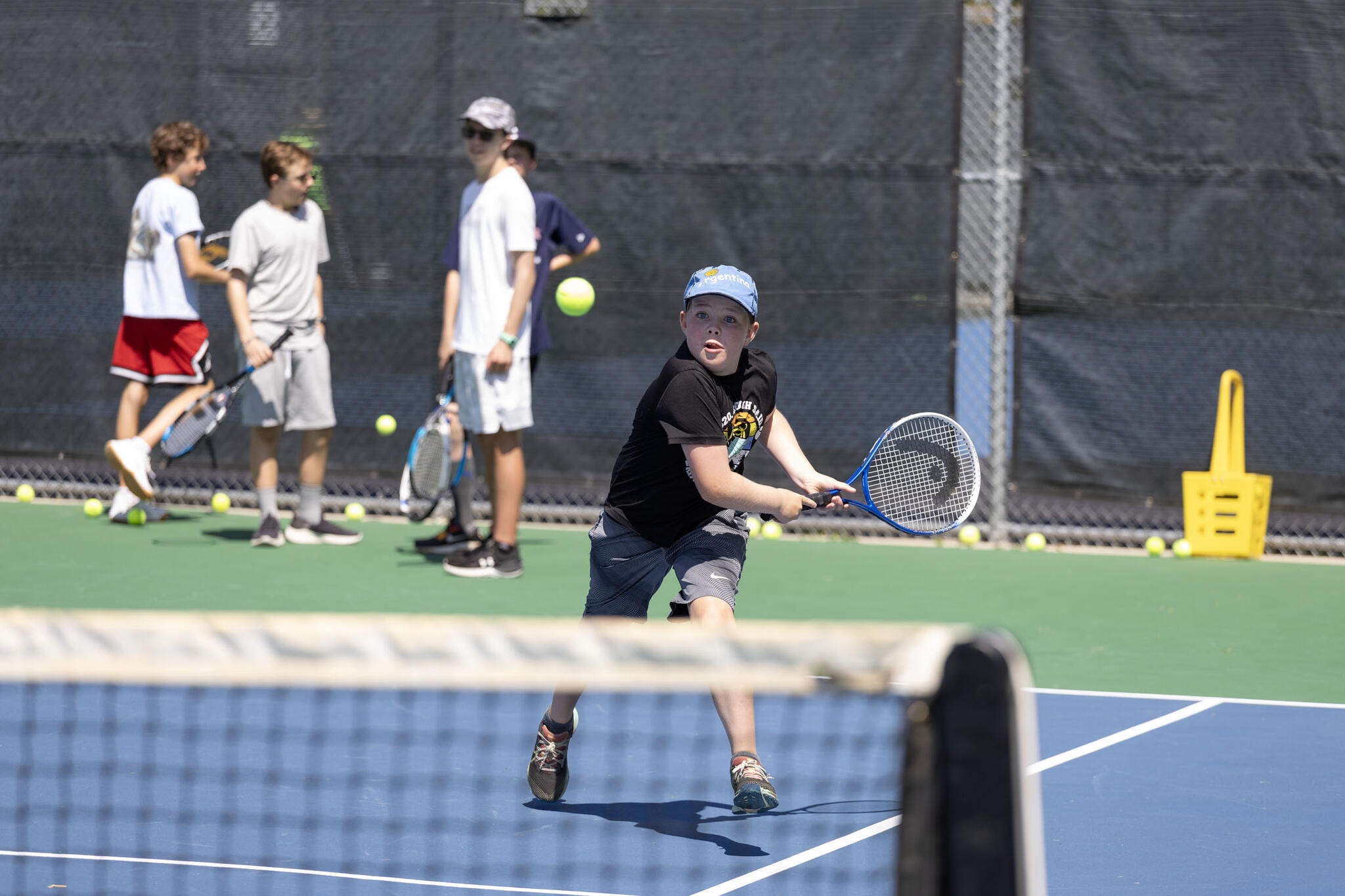 The tennis courts at deKoevend Park are getting resurfaced this week The tennis courts at deKoevend Park are getting resurfaced this week
