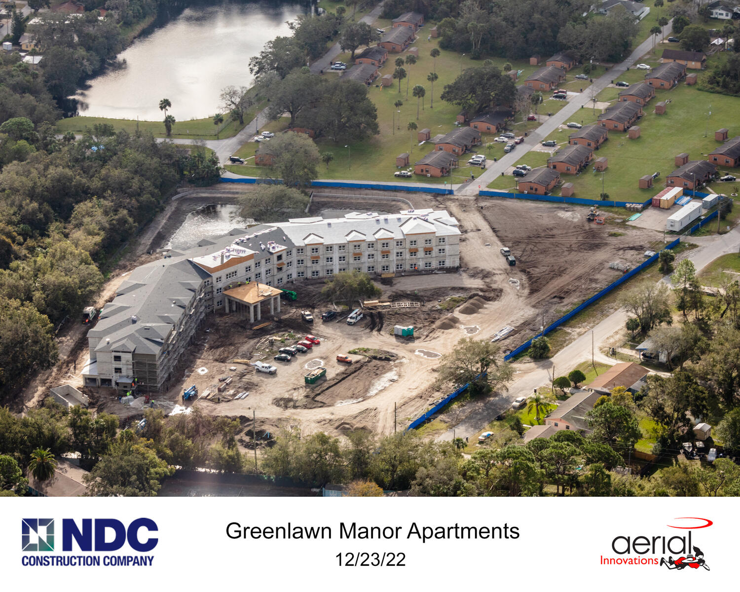 Construction continues at Greenlawn Manor Apartments, an 80unit