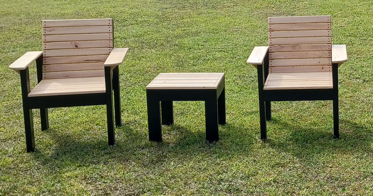 Outdoor chairs and table. for 125 in Wilmington, NC For Sale & Free